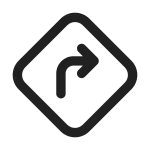 Directions SVG Icon